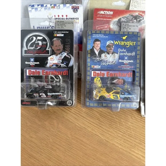 Mixed Lot Of24 1:6 Vintage NASCAR Collectables